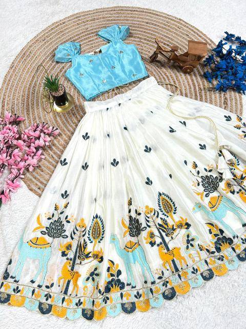 Trending Sequins Embroidered with Beautiful Work Cotton Kids  Bulk clothing suppliers in india